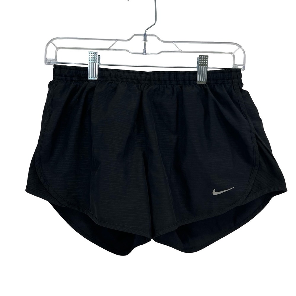 Nike Dri-FIT Running Shorts Mens Small Black Zipper Pocket Mesh Liner Athletic